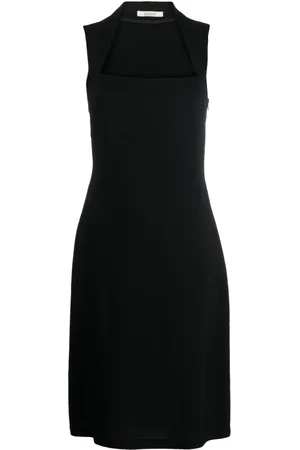 Gauchere Vestido sin mangas con cuello cuadrado