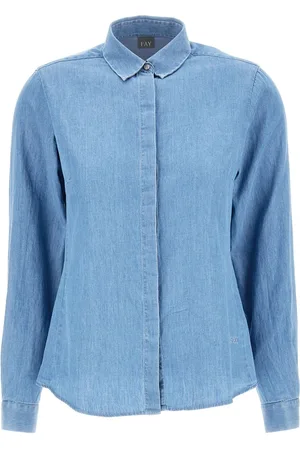 FAY Camisa de tejido cambray