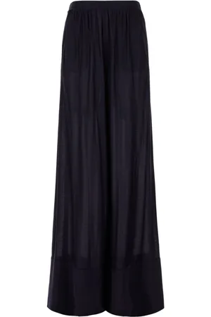 Malo Pantalones palazzo semitranslúcidos