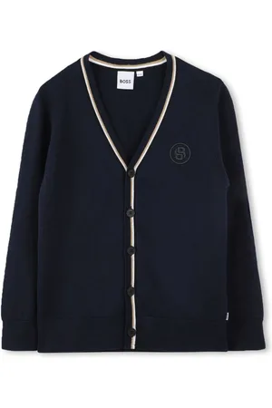 HUGO BOSS Cárdigan con logo bordado