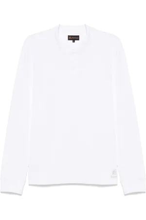 Baracuta Camiseta con cuello henley