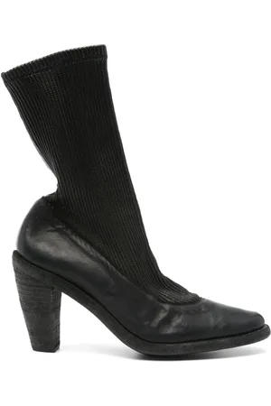 GUIDI Botas Kangaroo con tacón de 90 mm