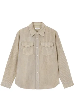 Studio Tomboy Camisa de pana con dos bolsillos