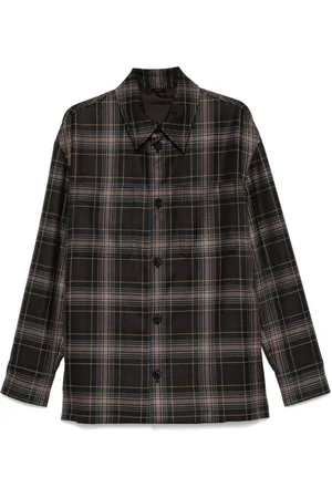 Fendi Chaqueta a cuadros tartán