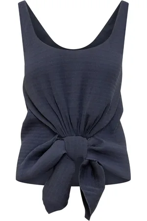 J.W.Anderson Top plisado con detalle de nudo