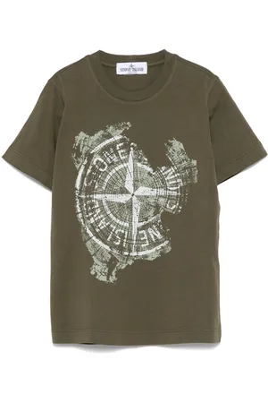 Stone Island Camiseta con estampado Compass