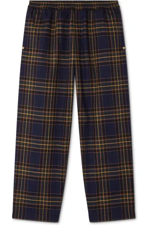 VERSACE Pantalones a cuadros tartán