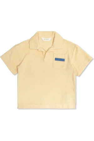 Palm Angels Polo de tejido de rizo