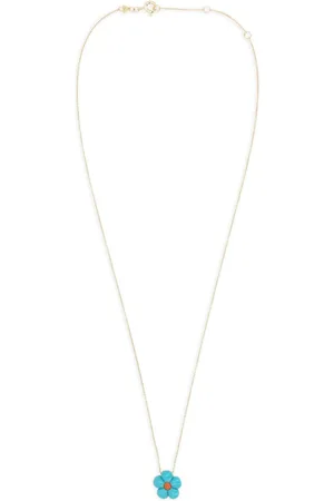 Aliita Collar con colgante de margarita en oro amarillo de 9 ct