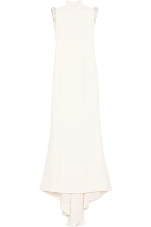 JEAN-LOUIS SABAJI Vestido con aplique de cristal