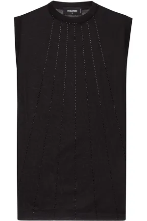 Dsquared2 Top de tirantes con strass