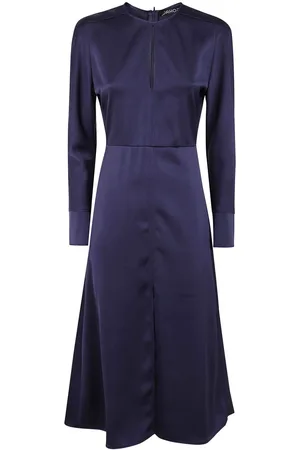 DRHOPE Vestido midi liso