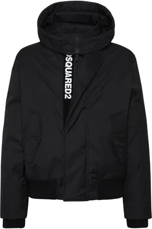 Dsquared2 Plumífero con logo oculto estampado