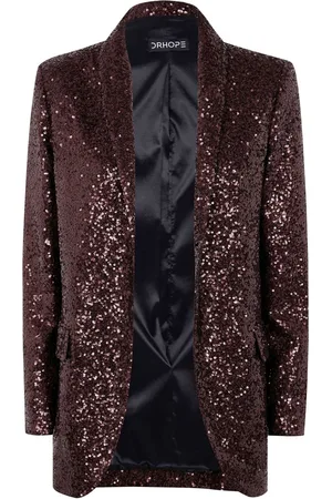 DRHOPE Blazer con lentejuelas