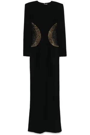 JEAN-LOUIS SABAJI Vestido largo con pliegues