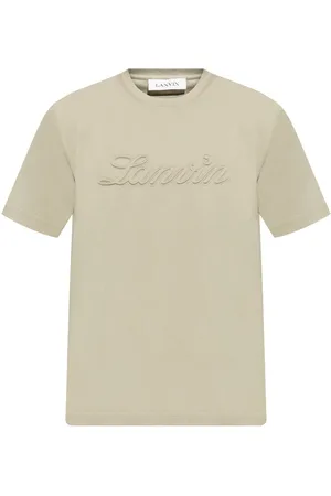 Lanvin Camiseta con logo en relieve