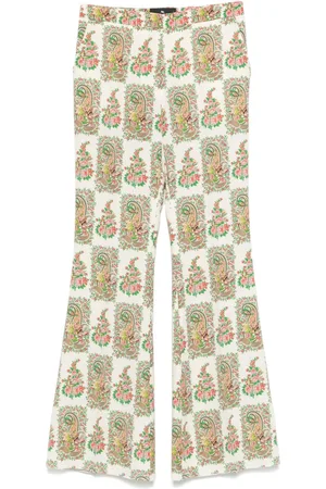 Etro Pantalones con motivo de cachemira