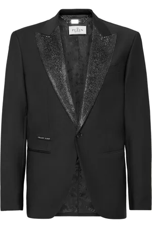 Philipp Plein Blazer con apliques de strass