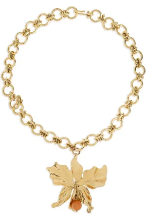 ULLA JOHNSON Collar Lulu con motivo floral