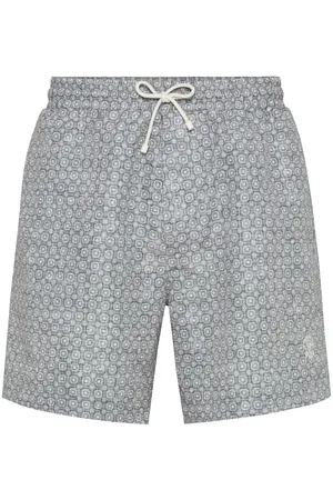 Brunello Cucinelli Bañador con estampado gráfico