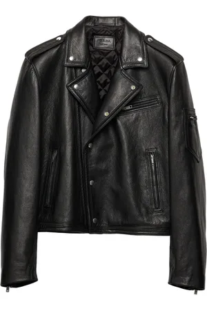 Prada Chaqueta con cremallera oculta