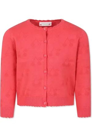 BONPOINT Cárdigan con cerezas en jacquard