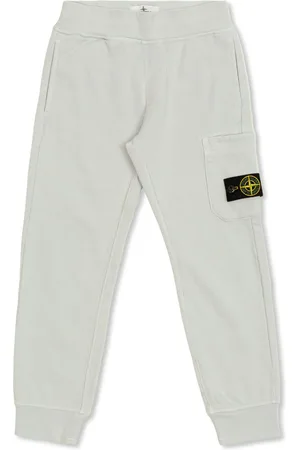 Stone Island Pantalones de chándal con distintivo Compass