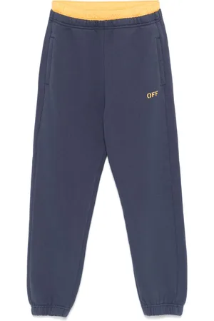 OFF-WHITE Pantalones de chándal con cinturilla a capas