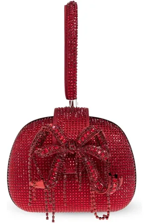 Self-Portrait Bolso de mano con detalles de strass