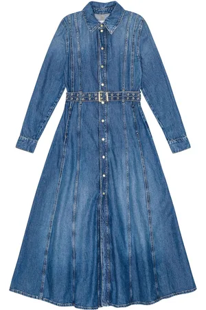 Ganni Vestido largo vaquero