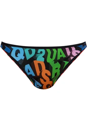 Dsquared2 Bragas de bikini con logo estampado