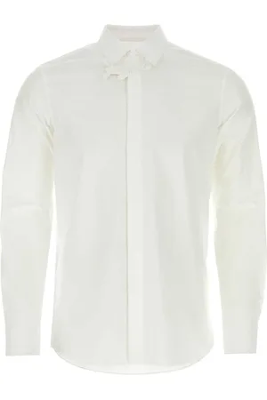 VALENTINO GARAVANI Camisa de popelina con aplique floral