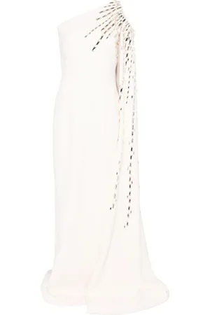 JEAN-LOUIS SABAJI Vestido con aplique de cristal