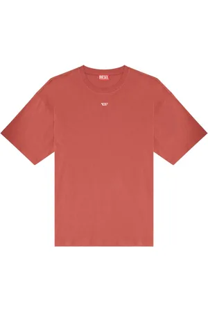 Diesel Camiseta de algodón orgánico con parche del logo