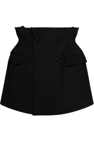 Vetements Falda corta con dobladillo sin rematar