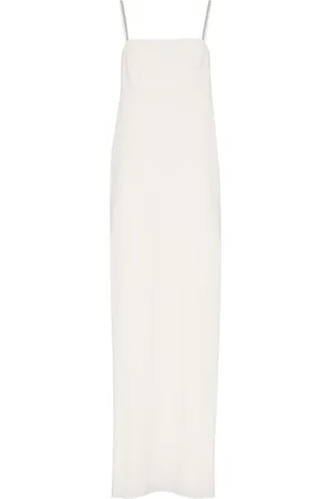Brunello Cucinelli Vestido de fiesta con detalle Monili