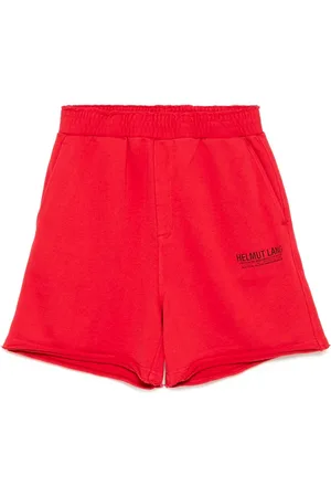 Helmut Lang Bermudas con motivo de postal
