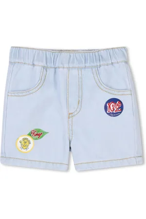 Kenzo Pantalones vaqueros cortos con logo