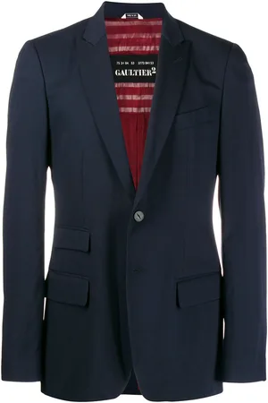 Jean Paul Gaultier Blazer con solapa de muesca