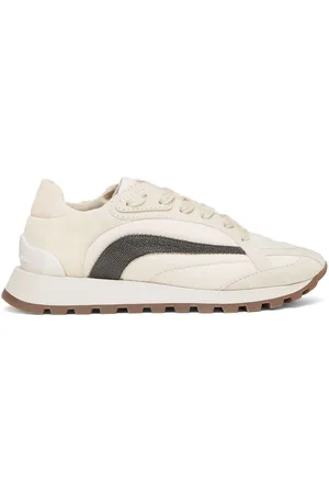 Brunello Cucinelli Zapatillas con detalle Monili