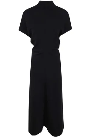 DRHOPE Vestido largo con detalle drapeado