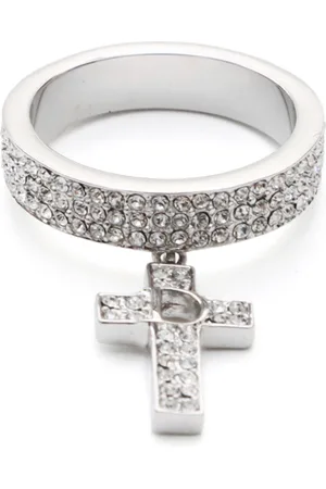 Dior Anillo con cruz y logo 2010