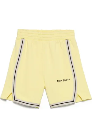 Palm Angels Pantalones cortos de chándal con logo