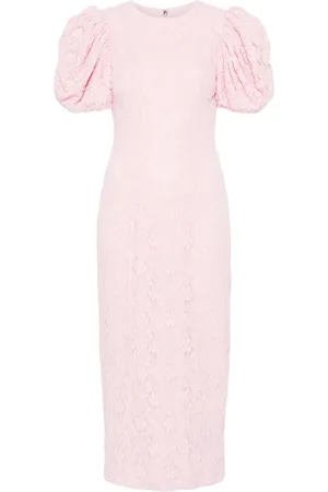 ROTATE Vestido midi ajustado