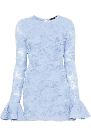 ROTATE Vestido corto con apliques florales