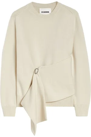 Jil Sander Jersey con detalle fruncido