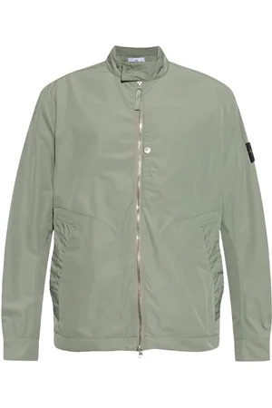Stone Island Chaqueta con aplique del logo