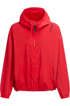 Marni Chaqueta con capucha y logo bordado