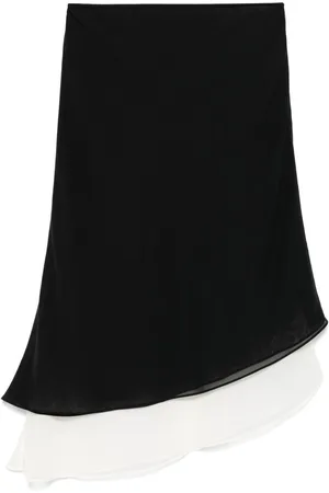 ROTATE Falda midi con dos capas