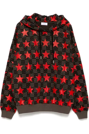OFF-WHITE Sudadera con capucha y motivo de estrella
